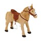 image 8 of HOMCOM Children Standing Horse Plush Soft Ride On Toy Pony Kids Cuddly Game Play