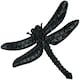 image 4 of Green Metal Dragonfly Garden/Home Wall Art Ornament 35x28cm Inddor/Outdoor
