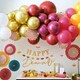 image 2 of Diwali Balloon Arch Kit with Fans and Tealight Card Decorations