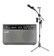 image 1 of RockJam 100-Watt Karaoke Machine with Two Mics & Stand