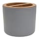 image 3 of Interiors by Premier Luxe Grey Toothbrush Holder With Divider, Sustainable Toothbrush Cup, Eco-friendly Toothbrush Holder Set