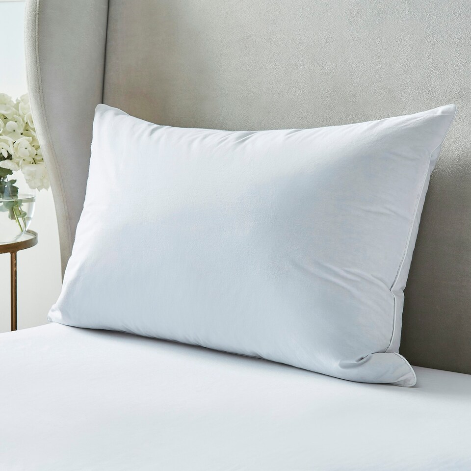image 1 of Liddell Duck Down Pillow - Firm White | One Size