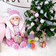 image 9 of BiBi Doll 20" Pinky Baby Doll Girl with White Coat Outfit, Sounds & Dummy Toy