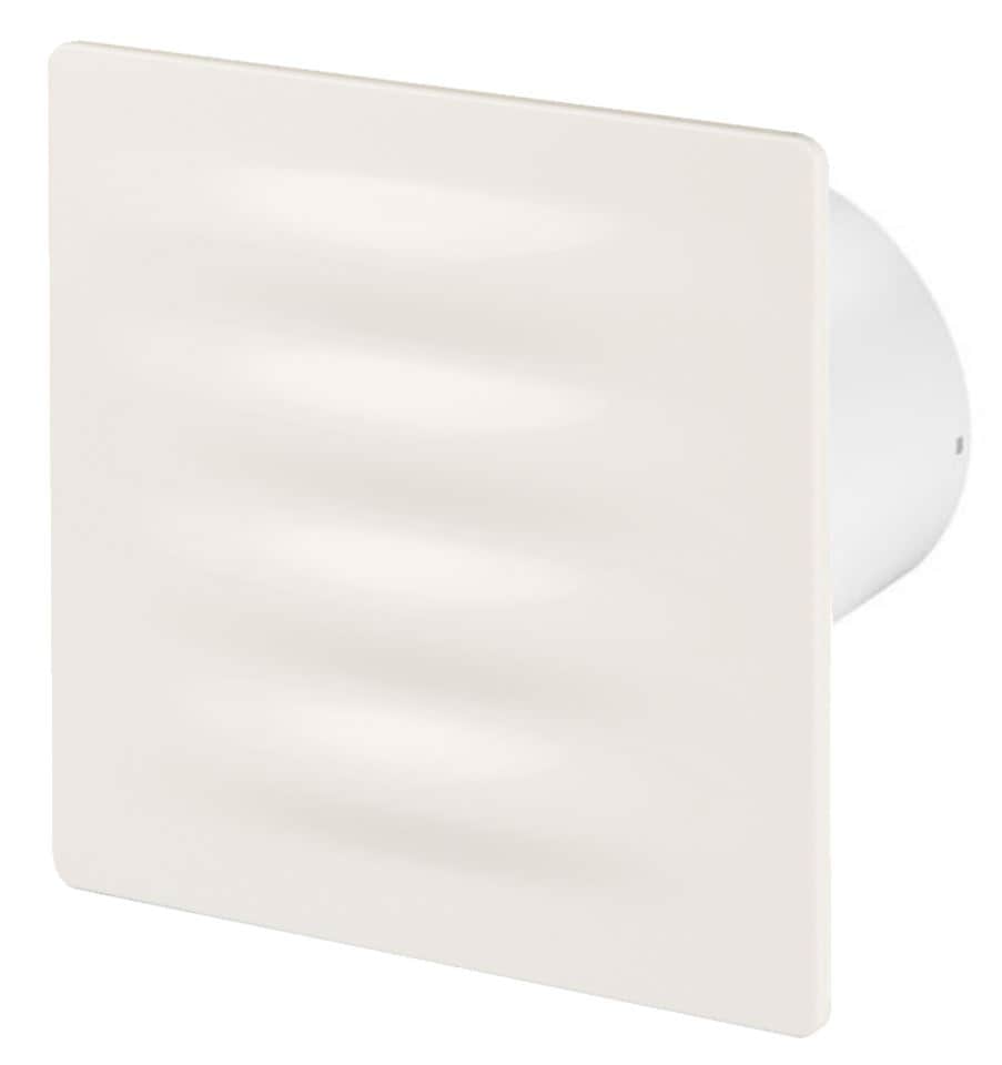 image 1 of 125mm Timer VERTICO Extractor Fan Ecru ABS Front Panel Wall Ceiling Ventilation