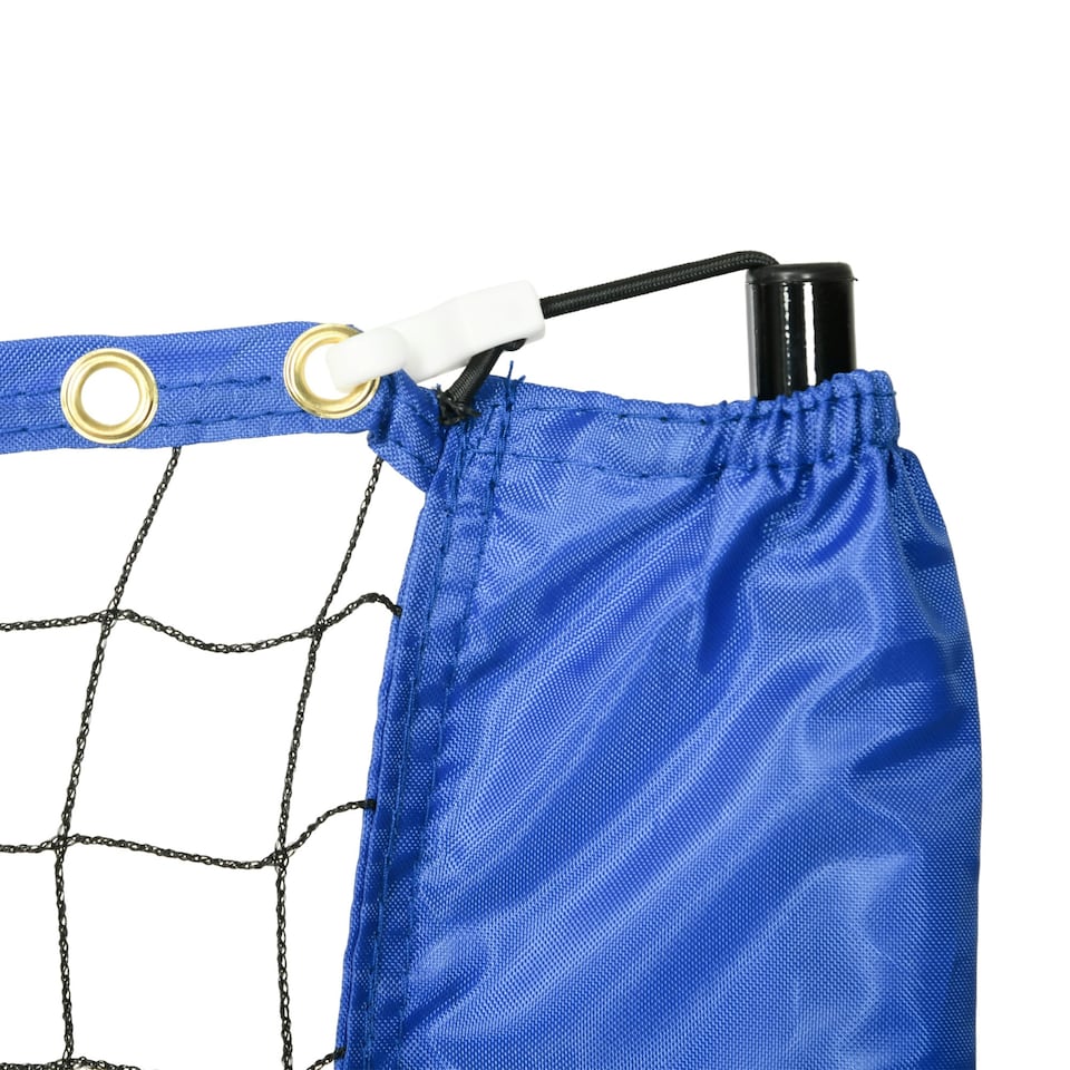 image 1 of SPORTNOW 4m Badminton Net, Adjustable Sports Net for Tennis, Volleybal, Blue