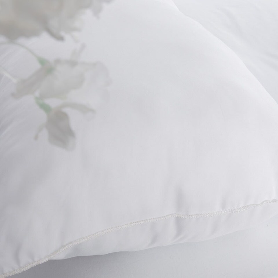 image 1 of Hollowfibre 4 Pack Pillow Polycotton Cover White