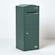 image 1 of SMART PARCEL BOX® Large Curved Top Front Access Green Green