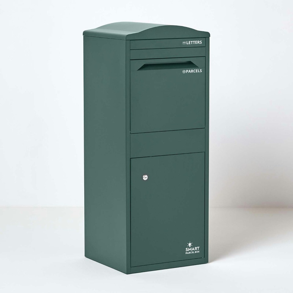 image 1 of SMART PARCEL BOX® Large Curved Top Front Access Green Green