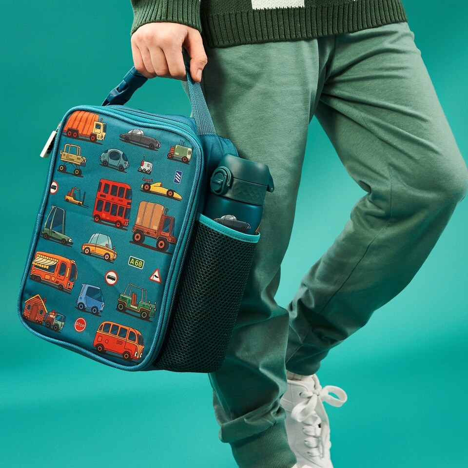 image 1 of Lunch Bag, Insulated, Medium | Blue | Automobiles