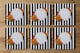 image 2 of Black Stripes, Autumn Leaves (Coaster)