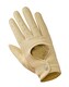 image 1 of Car Driving Leather Gloves Premium Nappa Leather Bus Working | Cream