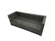 image 4 of Fimous 8-seater Outdoor PE Rattan Sofa Set with Dining Table Patio Garden Furniture Sets with Chair Big Stool Side Table Dark Grey Mixed