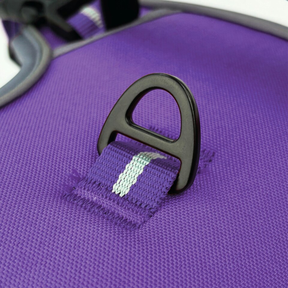 image 1 of HugglePets Activity & Travel Dog Harness Purple | L
