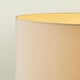image 2 of ValueLights Morrigan Natural Shade Wooden Shelf Tripod Floor Lamp Cream