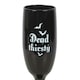 image 3 of Something Different Dead Thirsty 300ml Champagne Flute (Pack of 2) - Black/White - One Size