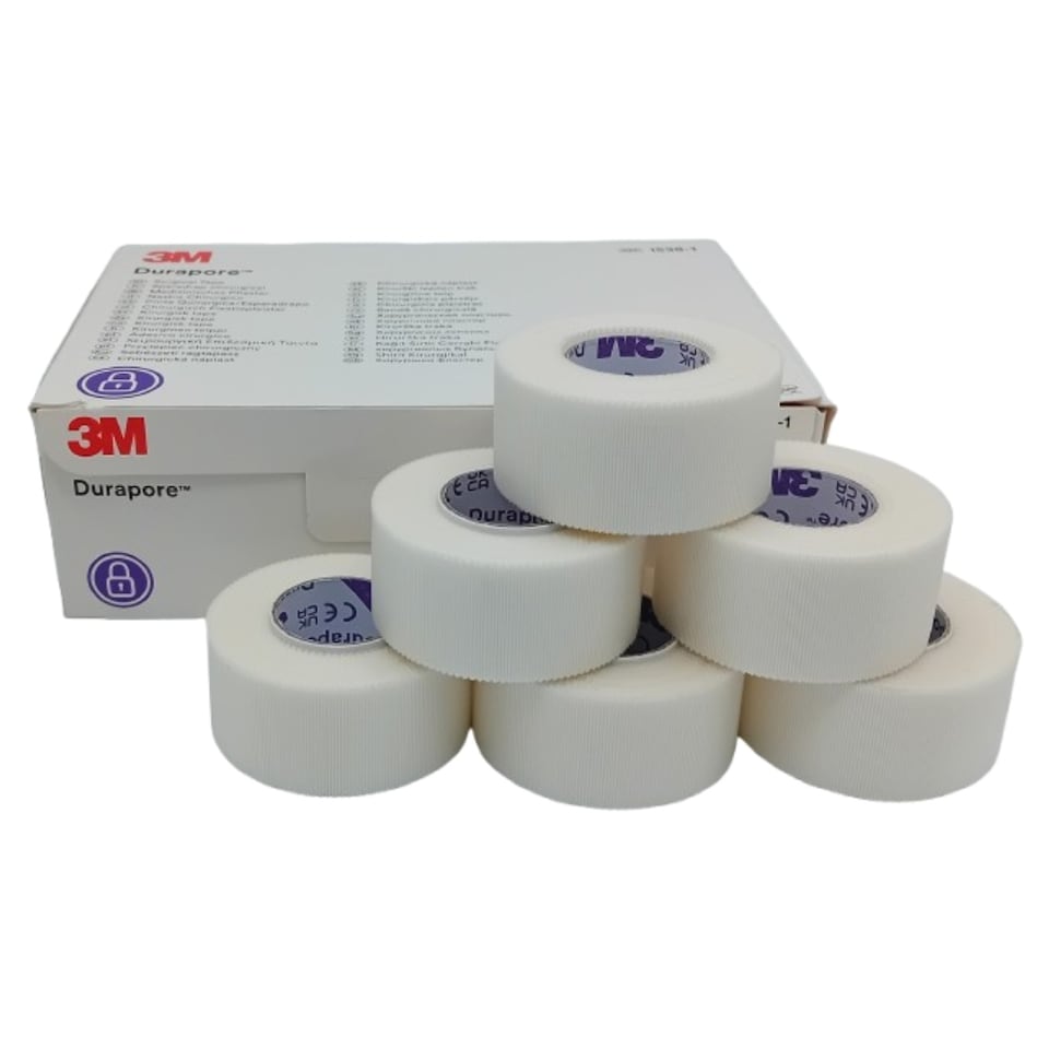 Durapore Surgical Tape 2.5cm x 9.14m Box of 12