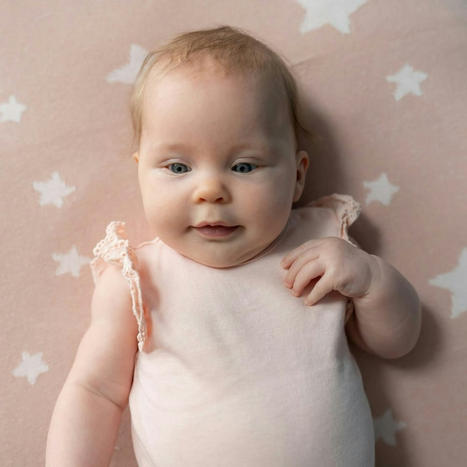 image 1 of Ziggle Baby Blanket Pink Stars