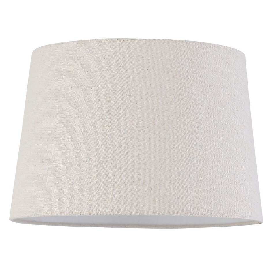 image 1 of Set of 2 Tripod - Chrome Lamps with Natural Linen Shade | Chrome | Brown | Large | 2