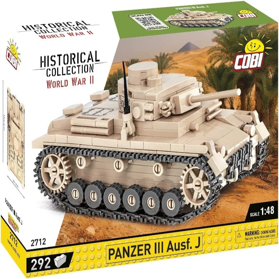 image 1 of Cobi - World War II - PANZER III AUS F J 292 PCS