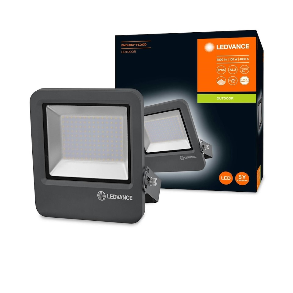 image 1 of Ledvance Endura Flood Light 100W 4000K Dg