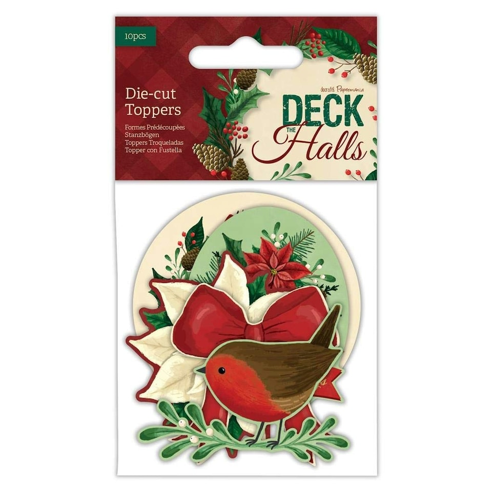 Die-cut Toppers (10pcs) - Deck The Halls - Papermania