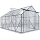 image 1 of Outsunny 8x12ft Polycarbonate Walk-in Greenhouse Outdoor w Double Sliding Door