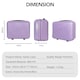 image 4 of Cabin Vanity Case for Travel | Lightweight Durable Strap-on Toiletries and Makeup Organiser | Waterproof Hardshell Hand Luggage