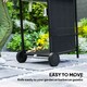 image 8 of Outsunny 4 Burner Gas Barbecue Grill Portable Gas BBQ Grill with Lid, Black