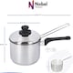 image 3 of Stainless Steel Chip Pan with Basket And lid -Silver 20 cm-3 Litre