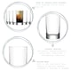 image 2 of LAV Ada Shot Glasses - 150ml - Clear - Pack of 6 Clear