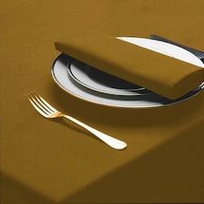 Belledorm Amalfi Round Table Cloth - Gold - One Size