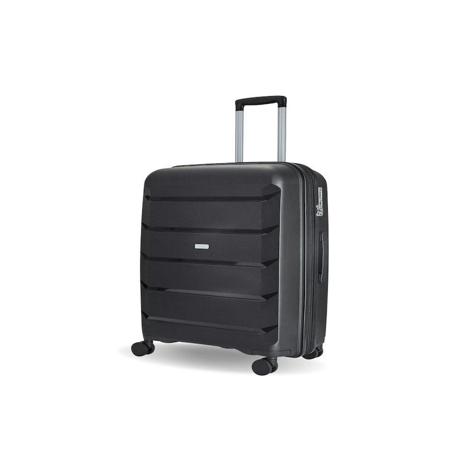 image 1 of Rock Tulum Medium Suitcase Black | Black | Medium