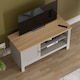 image 3 of Vida Designs Arlington 1 Door TV Unit Shaker Entertainment Storage, Grey & Oak | Grey | Grey & Oak | 1
