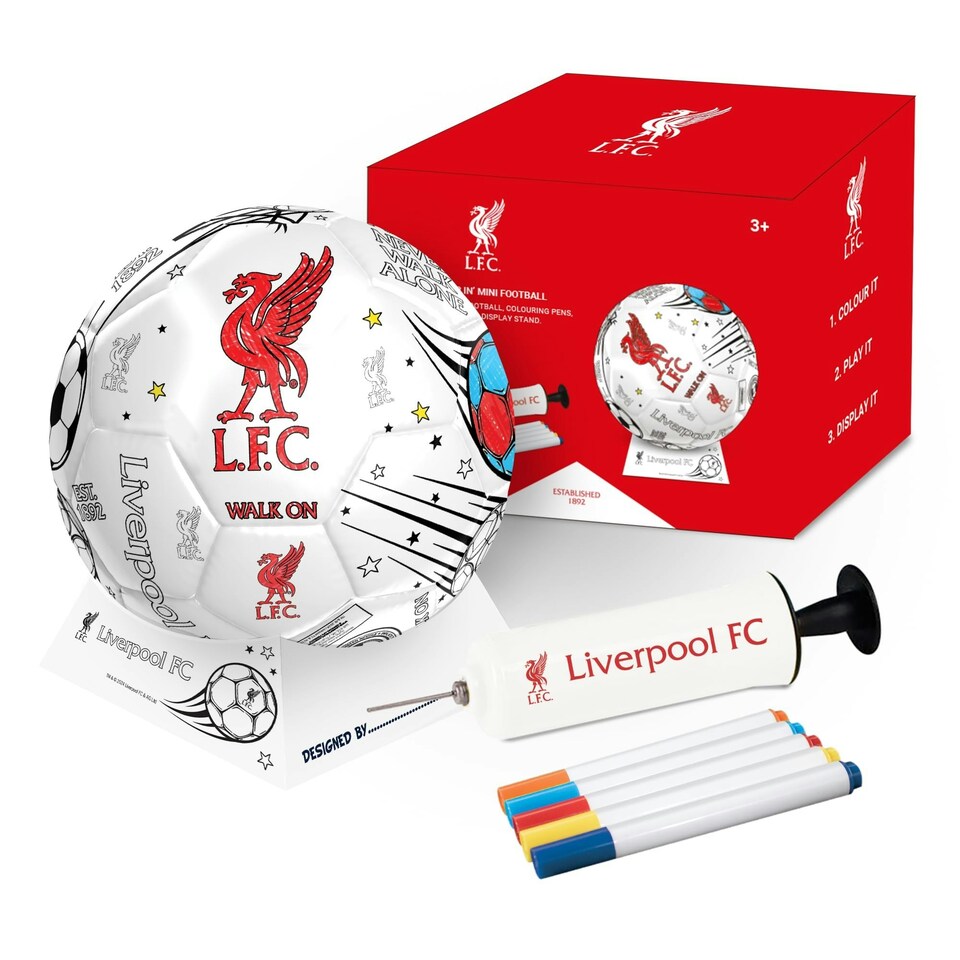 Liverpool FC Colour In Mini Football Set - Multicoloured - 2