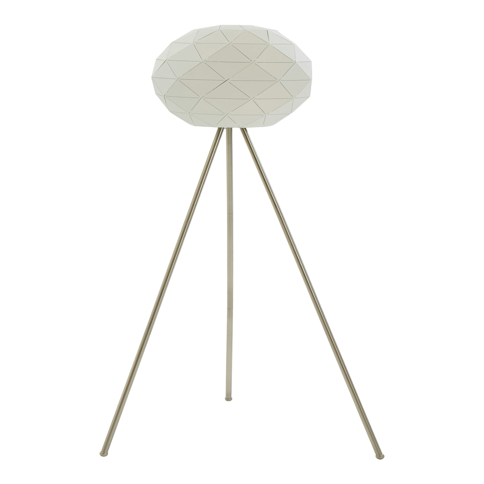 image 1 of Interiors by Premier White Finish Floor Lamp White