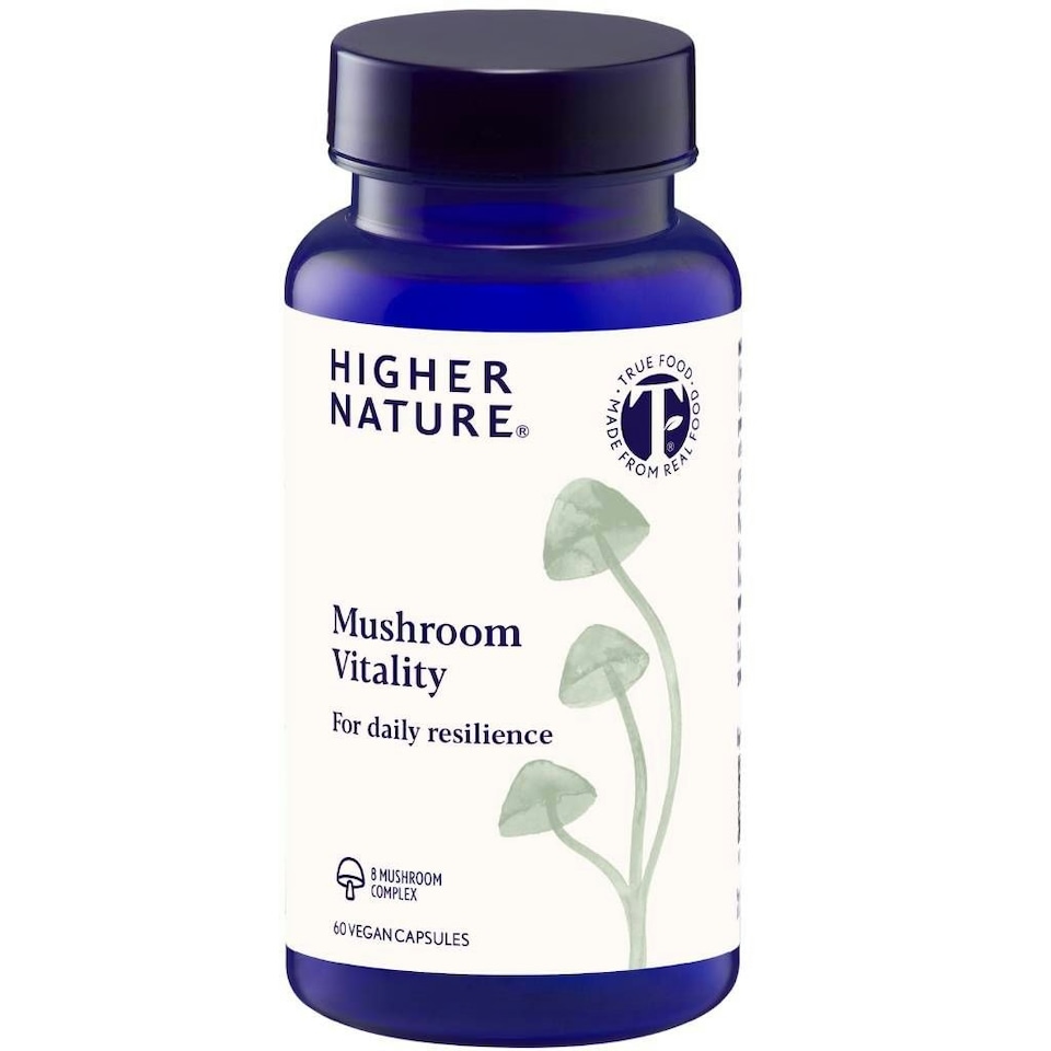 image 1 of Higher Nature Mushroom Vitality Capsules 60