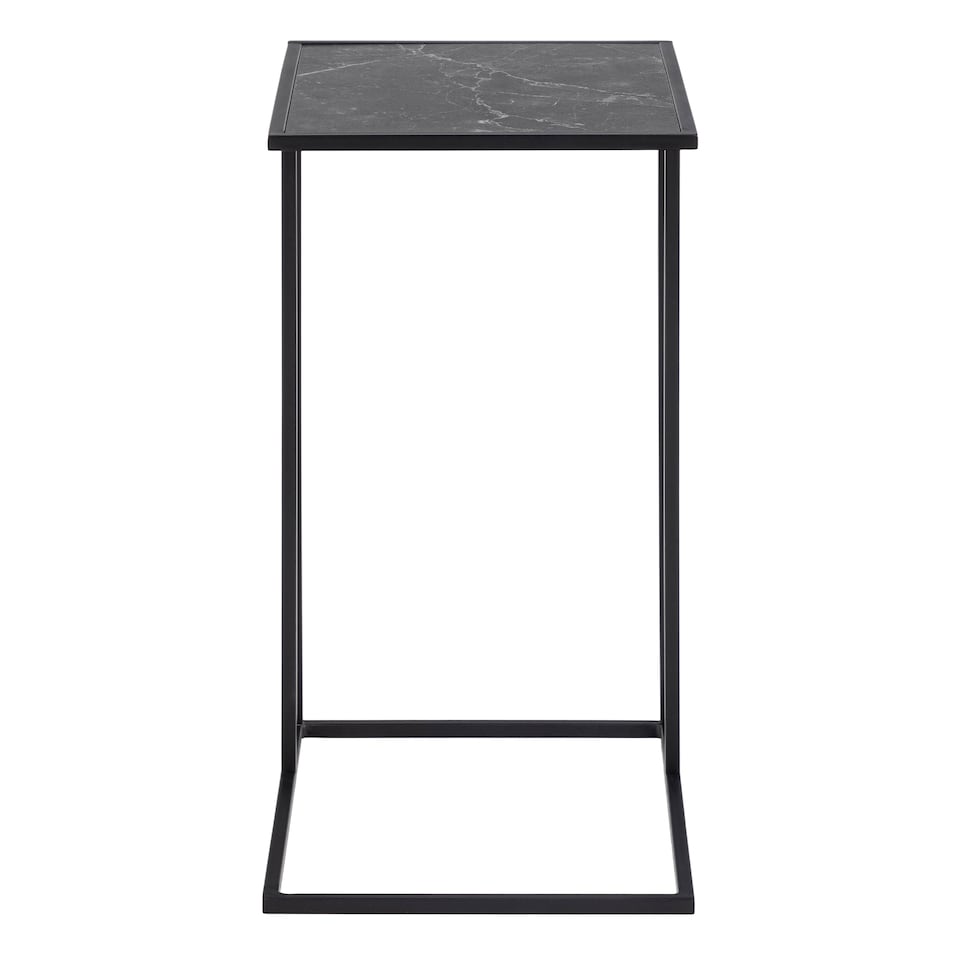 image 1 of Infinity Side Table in Matt Black