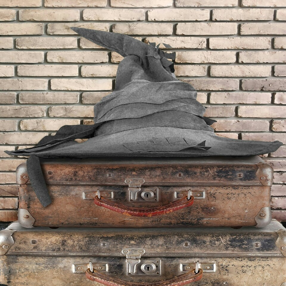 image 1 of Grey Wizard Hat – Classic Fancy Dress Accessory Grey | One Size