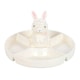 image 1 of Something Different Chip & Dip Bunny Snack Dish - White - One Size