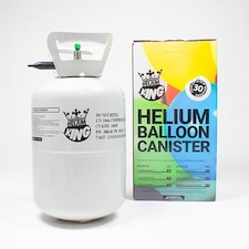 Helium Canister with Foil Inflation Adaptor - Fills up to 30 x 9 in balloons