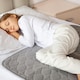 image 1 of Toddler Potty Training Bed Pads - Non-slip 70 x 85cm Grey | 2 pack | Small Single