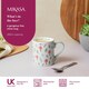 image 9 of Mikasa Mushroom Straight-Sided Porcelain Mug, 280ml | White