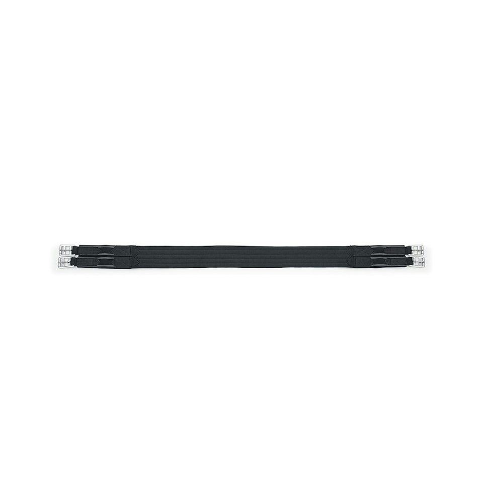 image 1 of Shires Burghley Elastic Horse Girth - Black - 46in