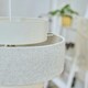 image 1 of ValueLights Weaver Cream & Grey Herringbone Ceiling Pendant Shade Cream