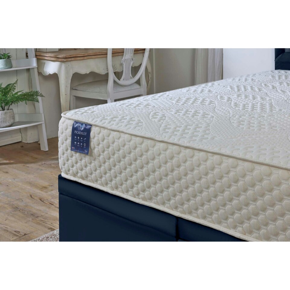 image 1 of Picadilly 1500 Pocket Sprung Encapsulated Mattress 25cm Small Double White | Small Double