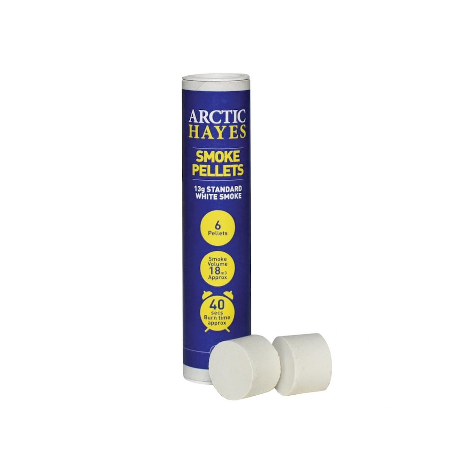 Arctic Hayes Smoke Pellets Standard 13g White (tube 6) | Multi | Multi Colour | One Size | 1