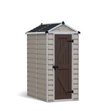 Skylight Shed 4 x 6 Tan - Polycarbonate - L176.8 x W120.7 x H203.5 cm - Dark Grey