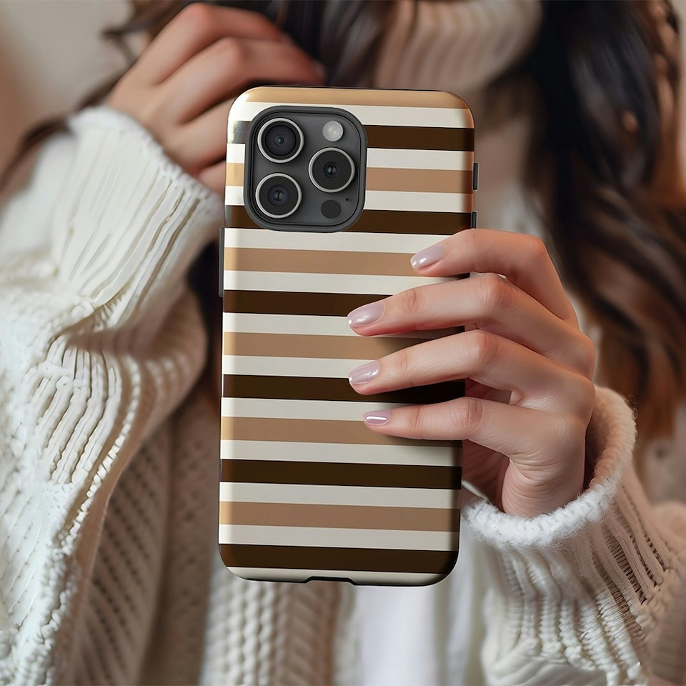 image 1 of Chocolate Ice Cream Phone Case | Brown | Galaxy S24 Ultra
Slim | Galaxy S24 Ultra
Slim