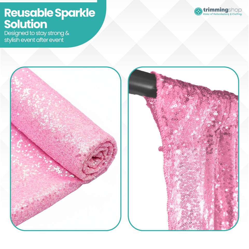 image 1 of 4ft x 7ft Sequin Backdrop Photography Background High-Density Sequin Fabric