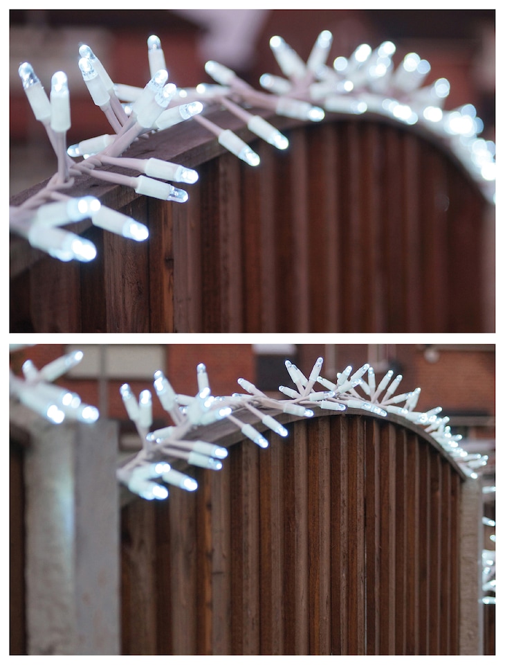 image 1 of Cluster Lights White Rubber IP65 Cool White 30M